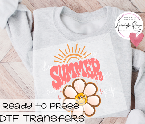Summer Daisy DTF Transfer