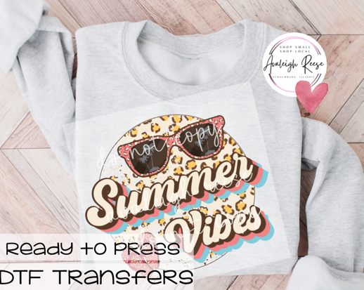 Summer Vibes DTF Transfer