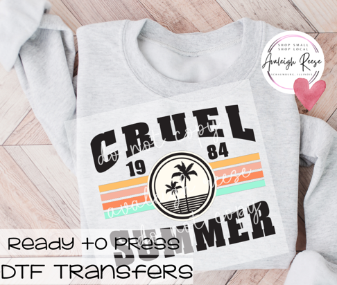 Cruel Summer 1984 DTF Transfer
