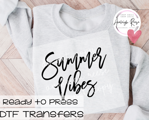 Summer Vibes  DTF Transfer