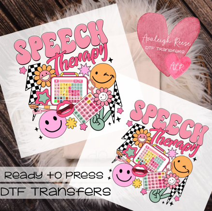 Speech Therapy DTF Transfer