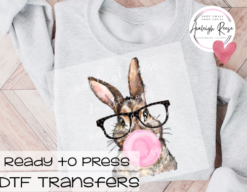 Bunny Bubble DTF Transfer