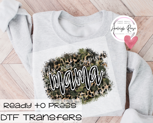 Mama Camo DTF Transfer