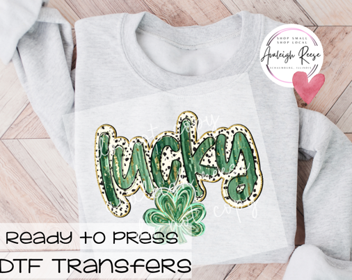 Lucky Dalmation Dots DTF Transfer