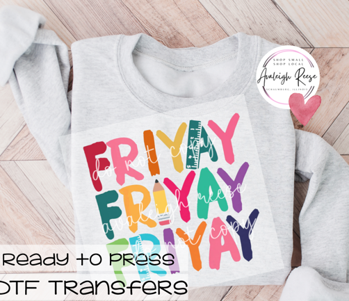 Friyay Stacked DTF Transfer