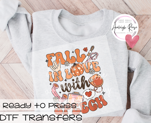 Fall in Love with Speech DTF Transfer