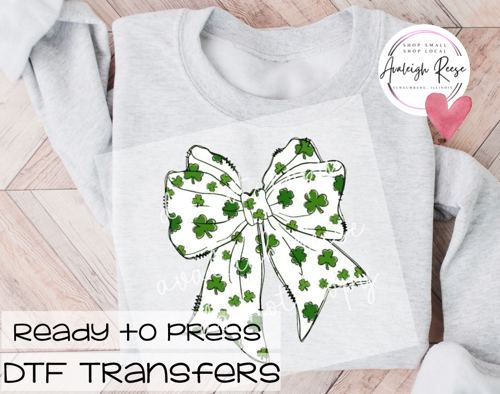 Shamrock Bow DTF Transfer