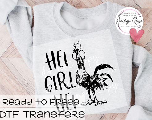 Hei Girl Hei DTF Transfer