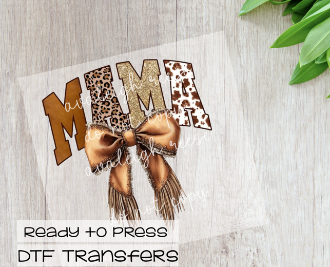 Mama Western DTF Transfer