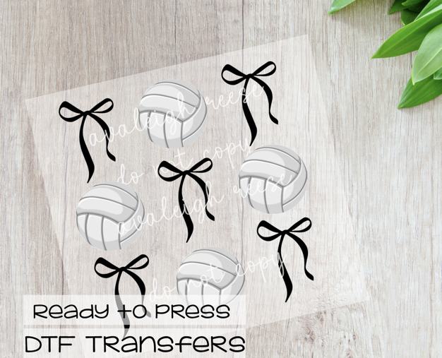 Volley Coquette Black DTF Transfer