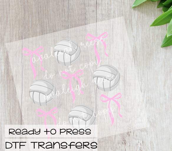 Volley Coquette Pink DTF Transfer