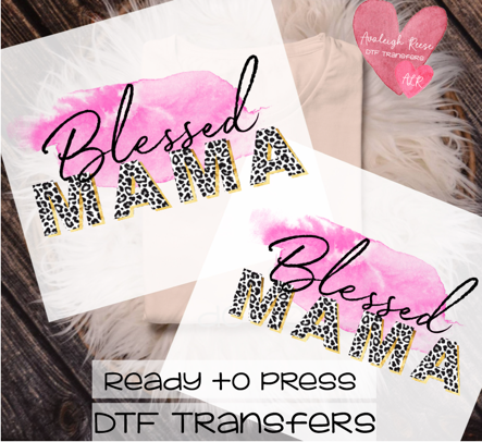 Blessed Mama DTF Transfer