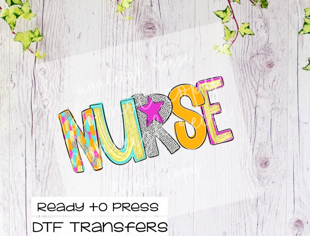Nurse DTF Transfer
