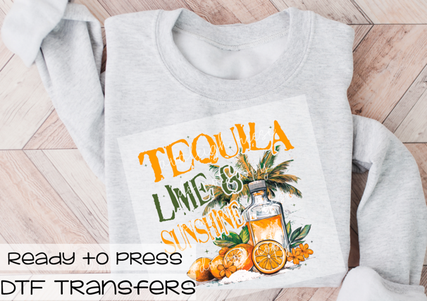 Tequila Lime & Sunshine DTF Transfer