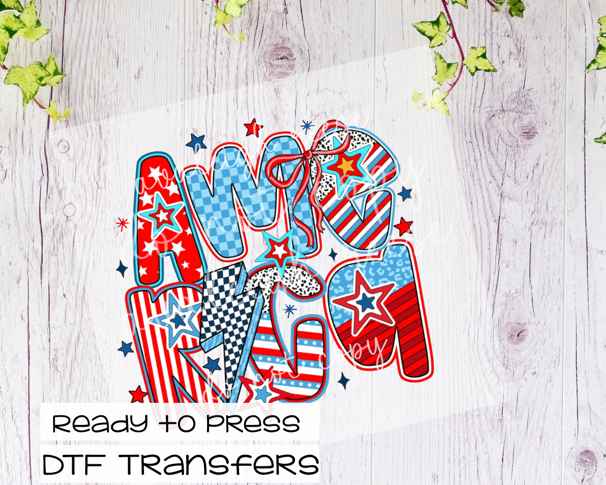 America DTF Transfer