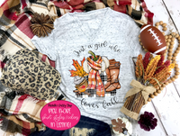 Just a Girl Who Loves Fall Sweatshirts & T-Shirts