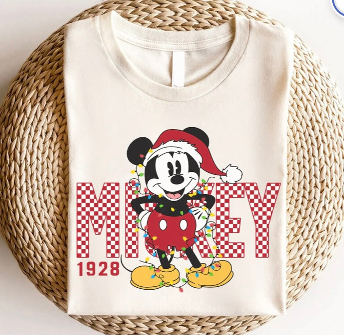 Retro Mickey Christmas Shirts