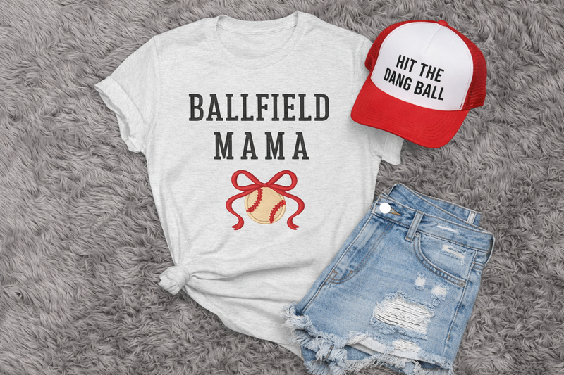 Ball Field Mama  T-Shirts & Sweatshirts