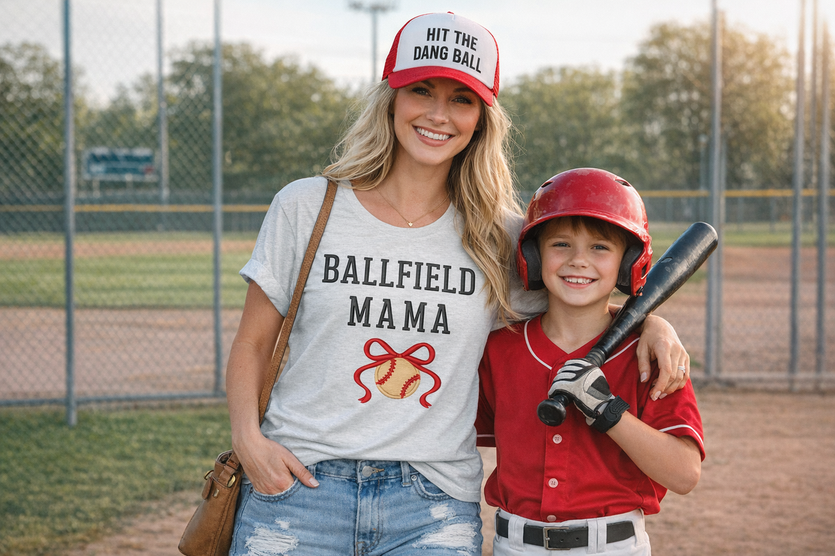Ball Field Mama  T-Shirts & Sweatshirts