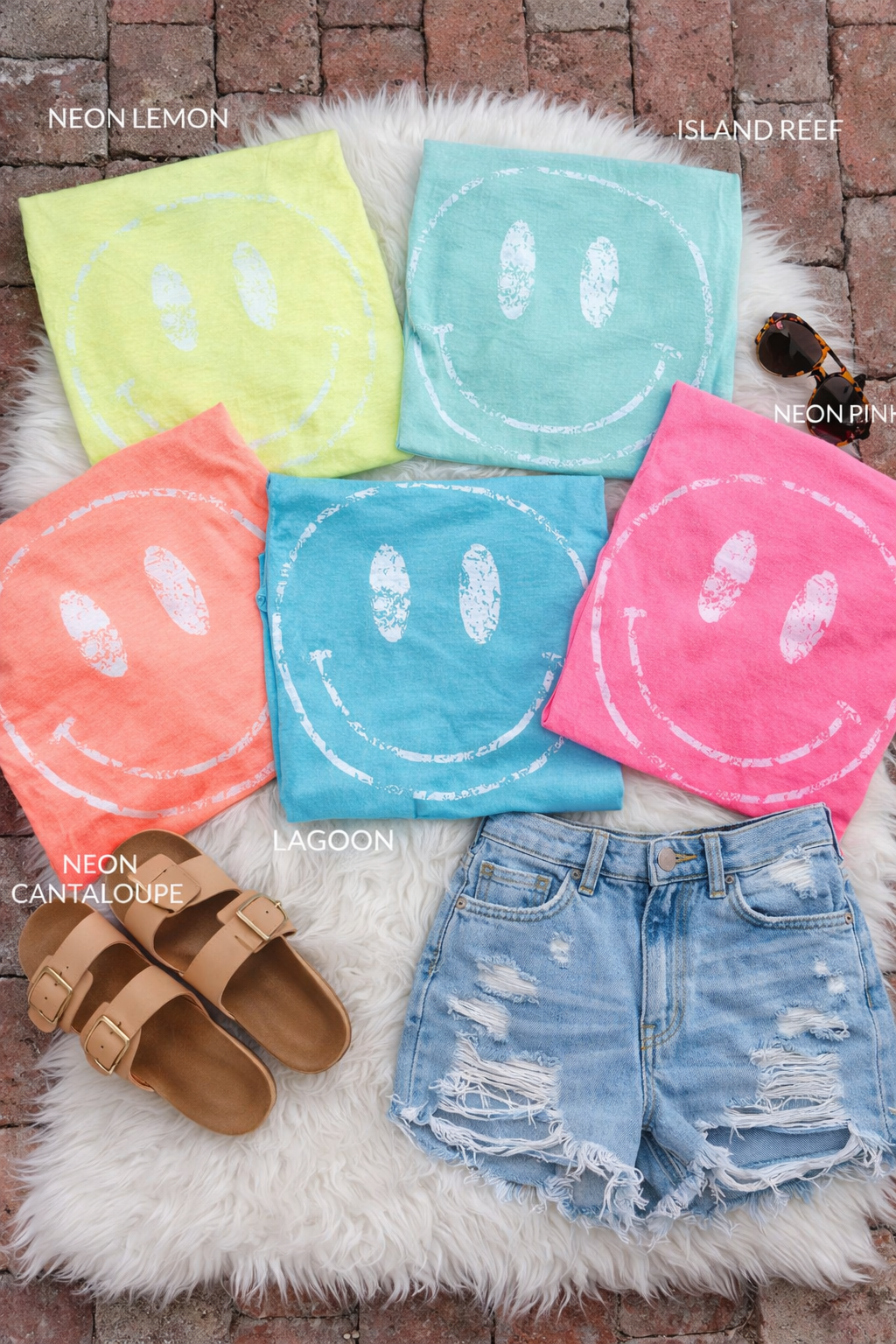 Distressed Smiley Sweatshirts & T-Shirts