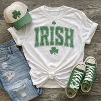 Irish Distressed Sweatshirt or Tee