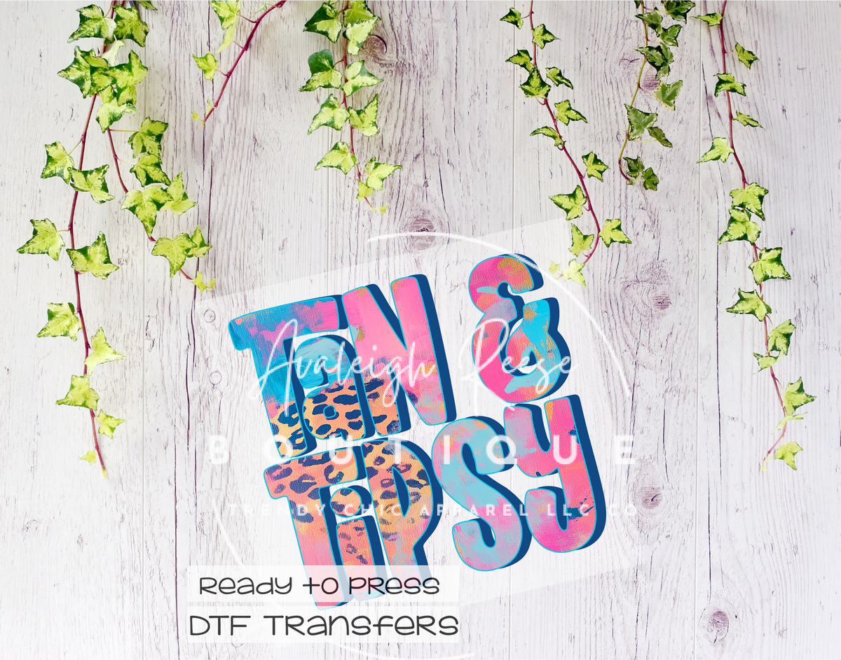 Tan & Tipsy DTF Transfer