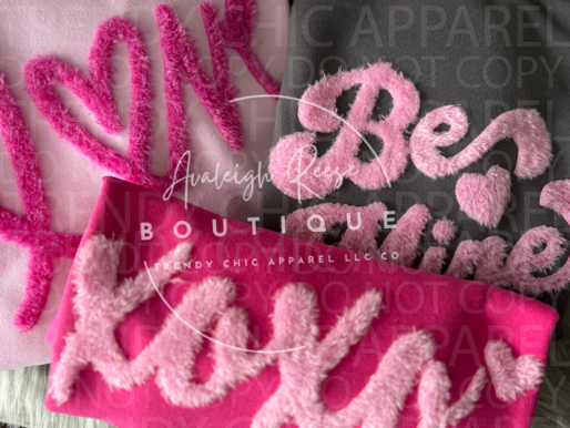 Real Fluffy Transfers - Your choice of design