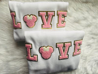 LOVE Minnie Chenille Patch - Tees & Sweatshirts