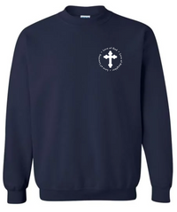 Spirit Wear Crewneck Sweatshirt - Pocket Logo Love of GOD - GAODS