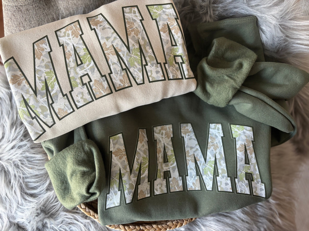 Mama Camo Sweatshirts & T-Shirts