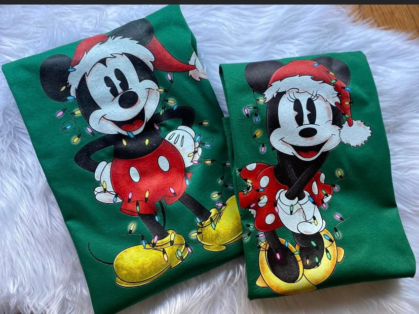 Mickey and Minnie Holiday Lights