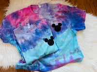 Mickey Tie Dye Crop Tees