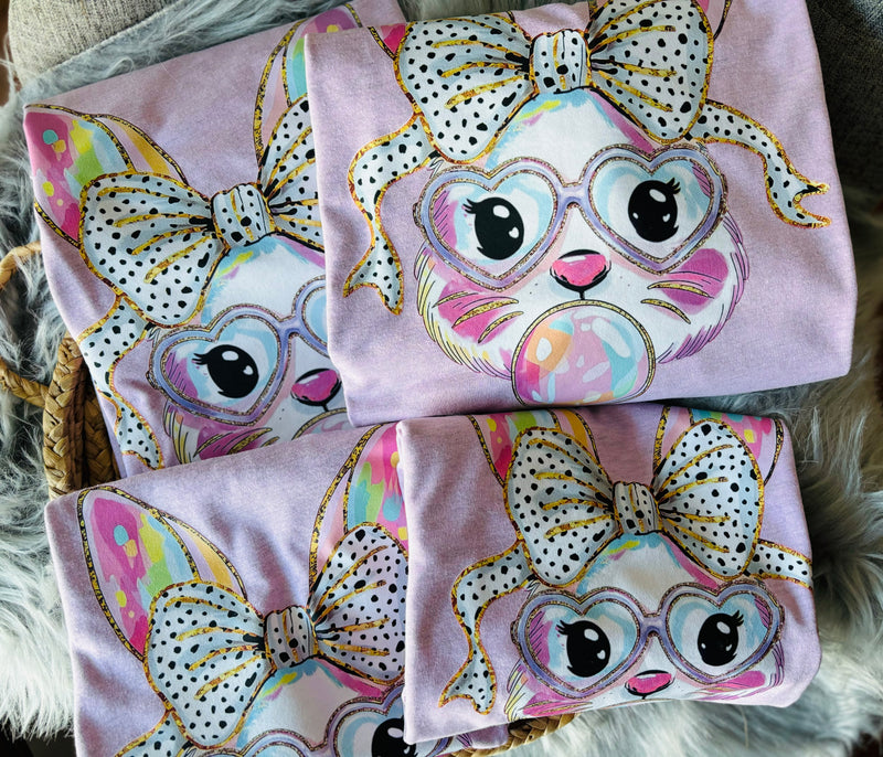 Colorful Bunny Bubble T-Shirts & Sweatshirts
