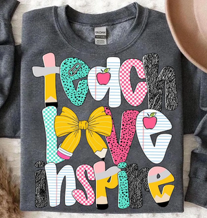 Teach Love Inspire Sweatshirts & T-Shirts