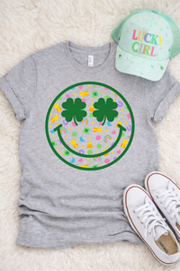 Lucky Charm Smiley Sweatshirt or Tee