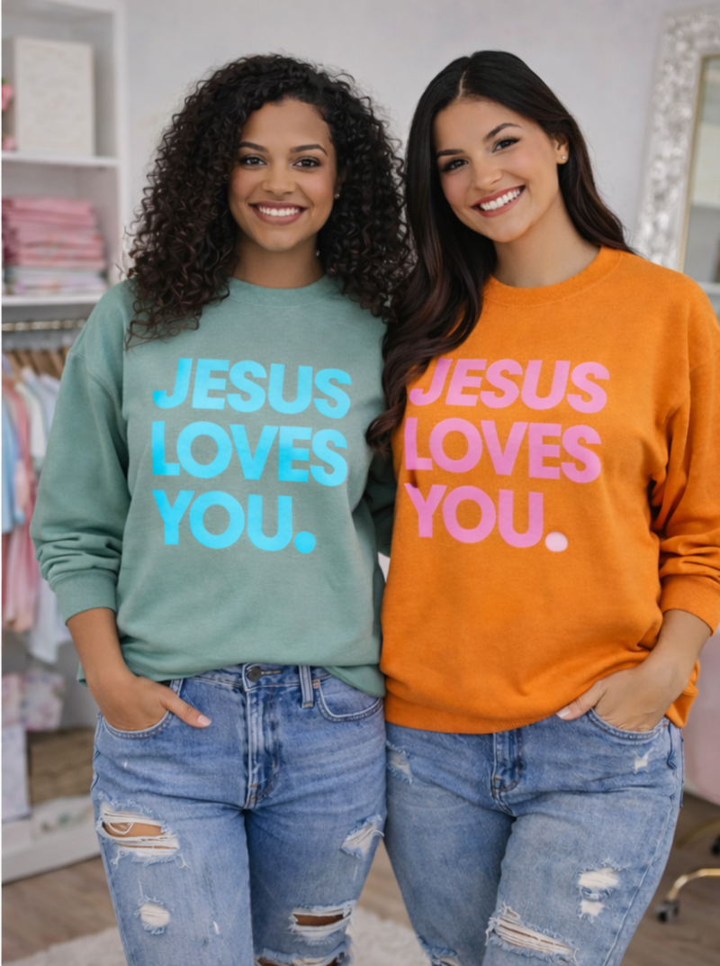 Jesus Loves You Sweatshirts & T-Shirts
