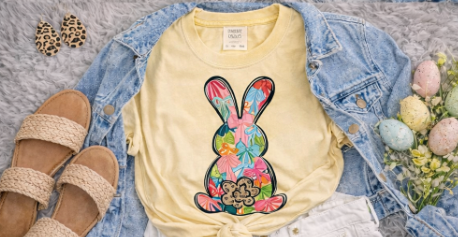 Bow Leopard Bunny T-Shirts & Sweatshirts