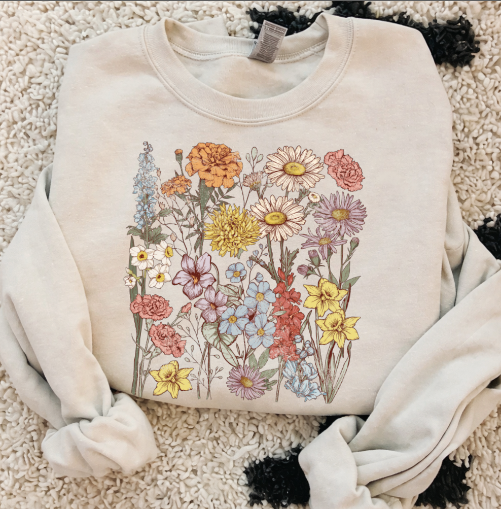 Flowers Sweatshirts & T-Shirts