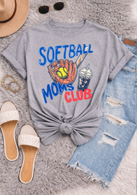 Softball Moms Club  T-Shirts & Sweatshirts