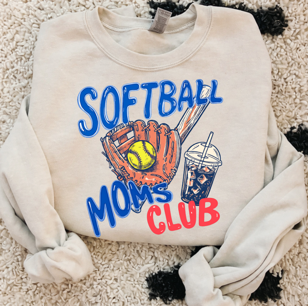 Softball Moms Club  T-Shirts & Sweatshirts