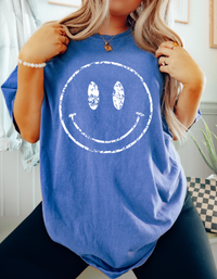 Distressed Smiley Sweatshirts & T-Shirts