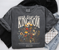 Seek First The Kingdom Sweatshirts & T-Shirts