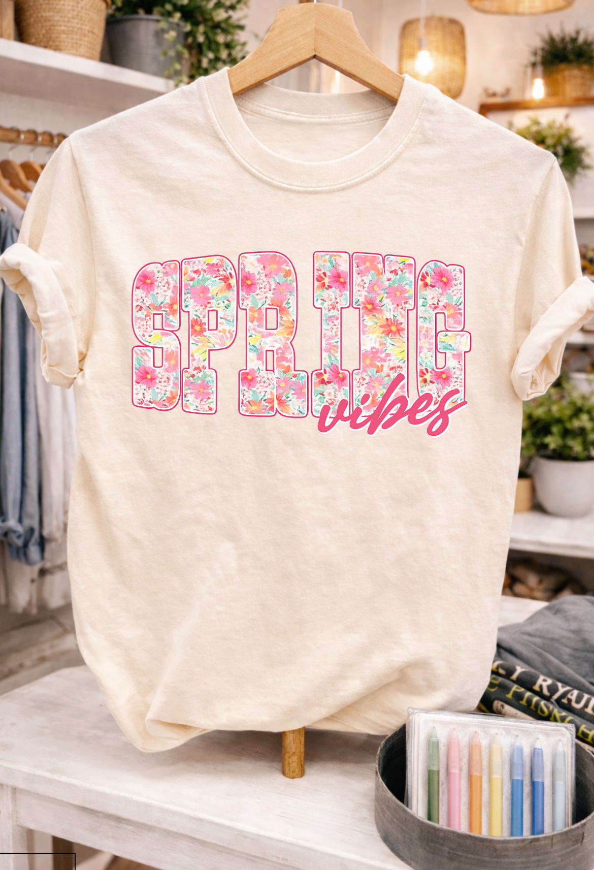 Spring Vibes Sweatshirts & T-Shirts