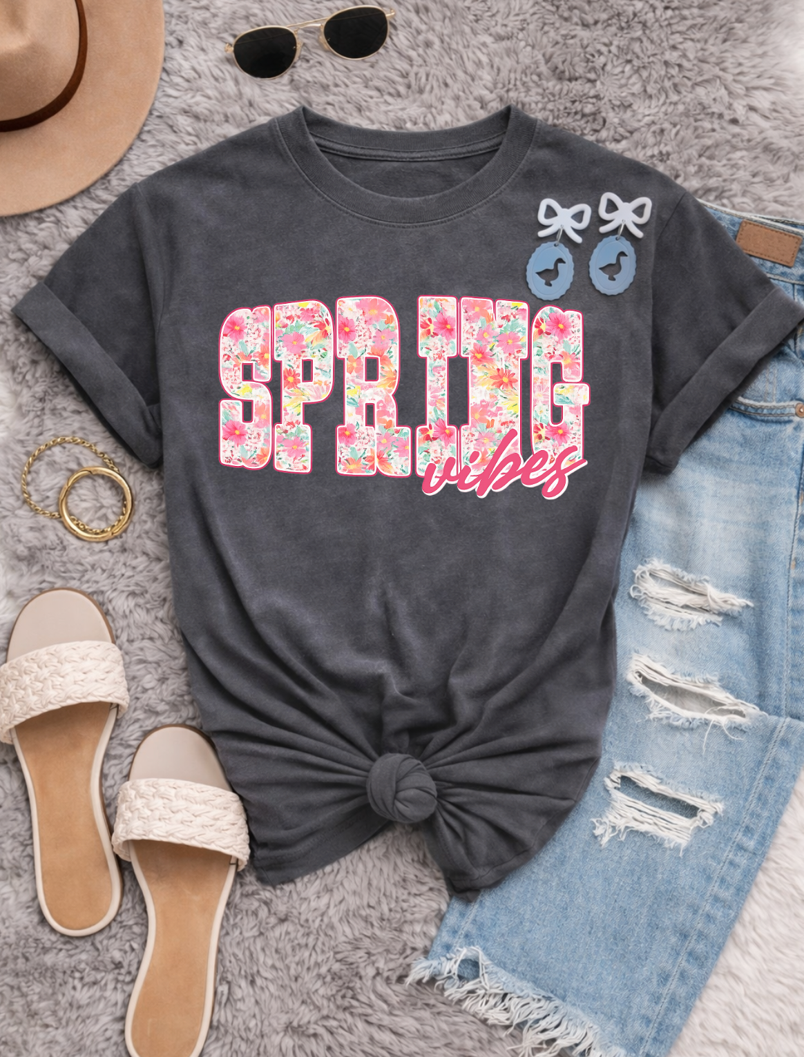 Spring Vibes Sweatshirts & T-Shirts