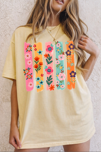 Fresh Floral Boho Striped Sweatshirts & T-Shirts