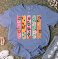 Fresh Floral Boho Striped Sweatshirts & T-Shirts