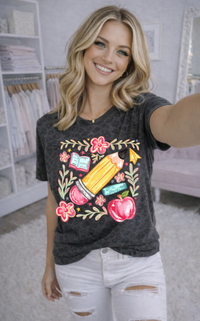 Brushstroke Floral Teacher Sweatshirts & T-Shirts