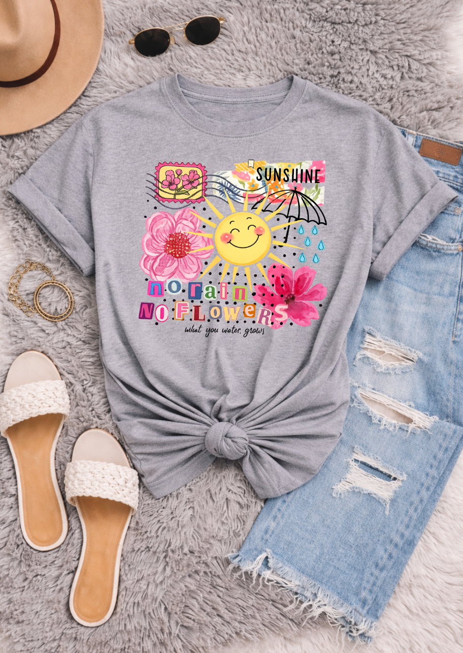 No Rain No Flowers Sweatshirts & T-Shirts