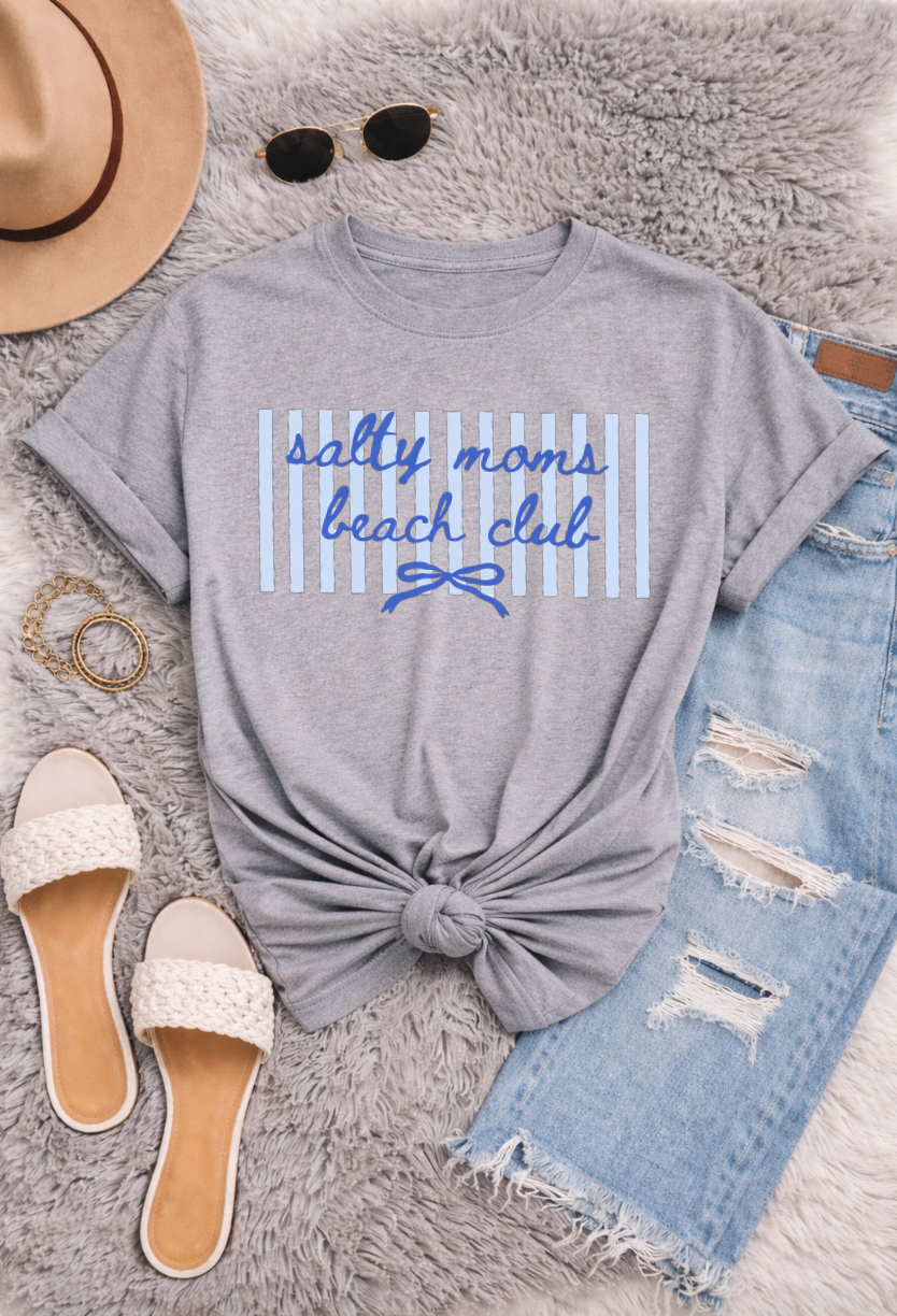 Salty Moms Beach Club Sweatshirts & T-Shirts