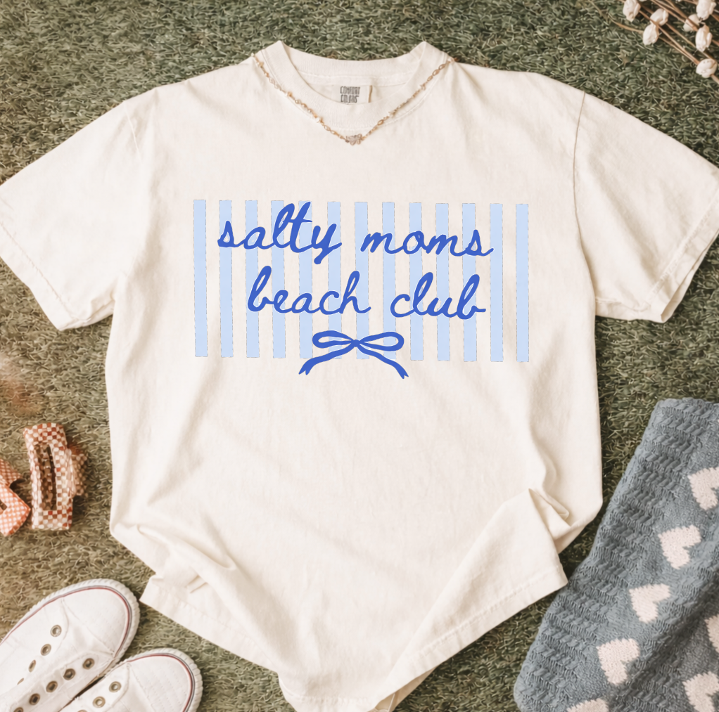 Salty Moms Beach Club Sweatshirts & T-Shirts